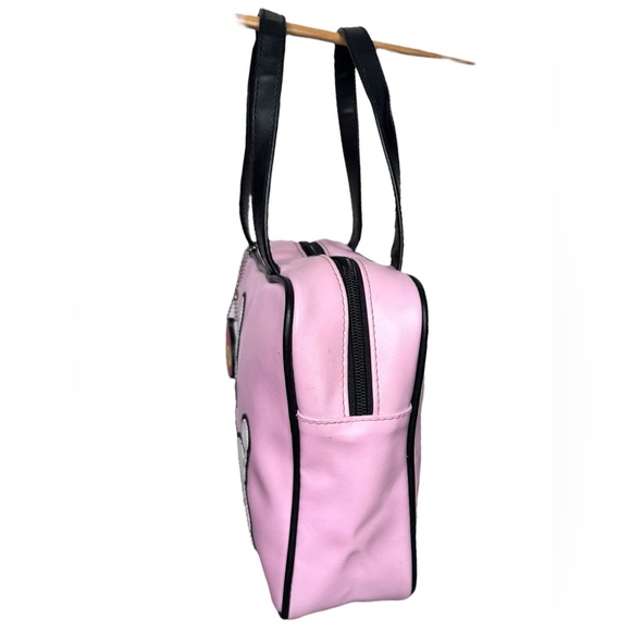 Y2K Pink Poodle Tote Bag by Made On Earth – Kitsch Retro Novelty Purse - Picture 2 of 10